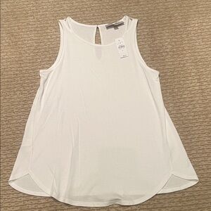 LOFT White Sleeveless Tank Top
